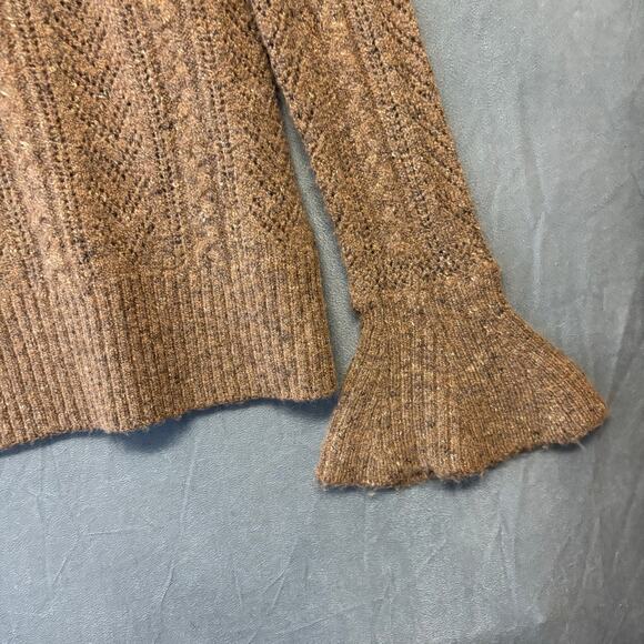 Willow & Clay Soft Knit Sweater Bell Sleeves Cottage Whimsy Fairy Goblincore - Picture 7 of 12